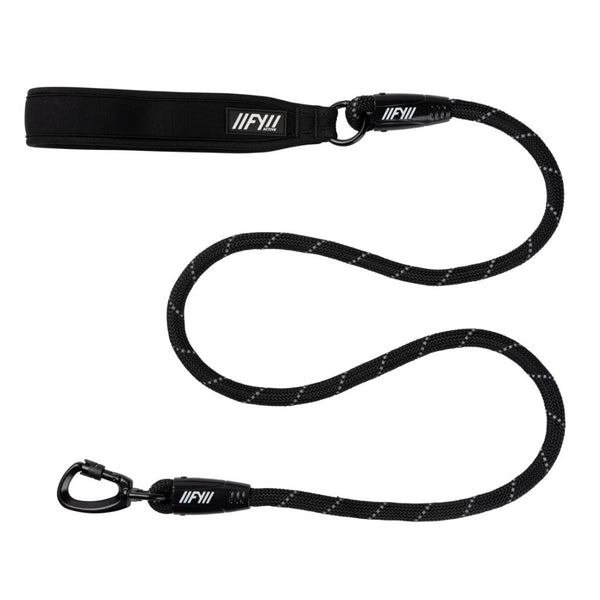Black - FY Active Rope Dog Leash