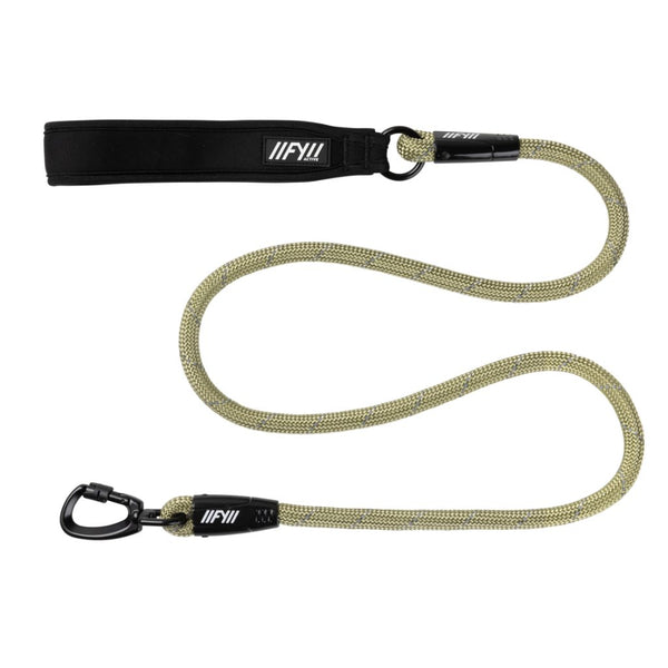 Khaki - FY Active Rope Dog Leash