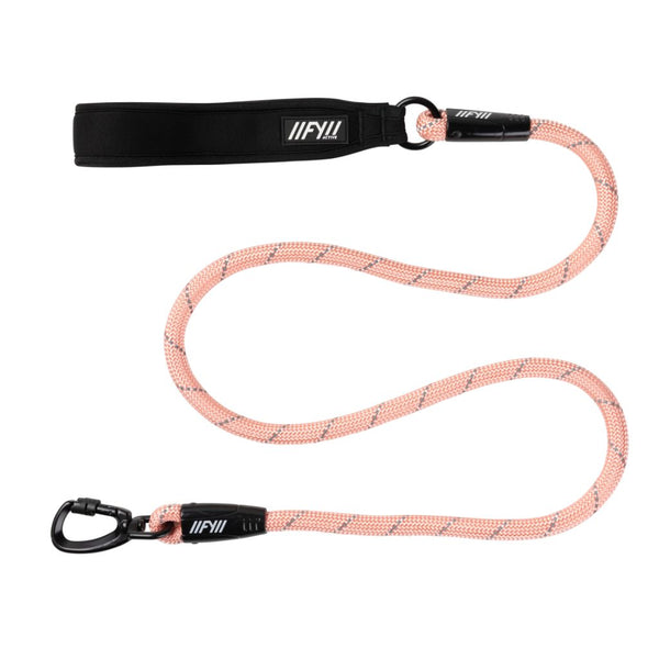 Peach - FY Active Rope Dog Leash