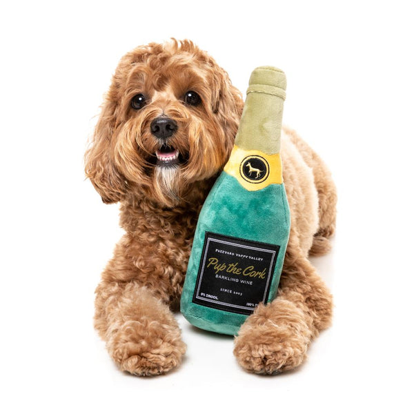 Pup the Cork Sparkling Wine - Dog Toy