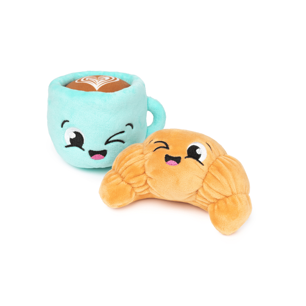 Croissant &amp; Cappuccino Perfect Match - Dog Toy