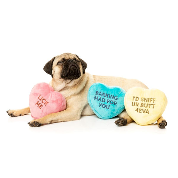 Candy Hearts (3-Pack) - Dog Toy