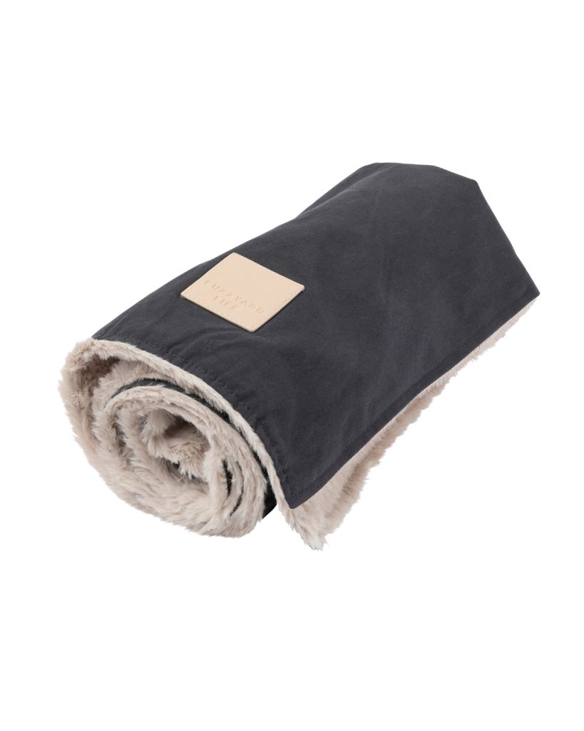 Slate Gray - FuzzYard Life Reversible Blanket