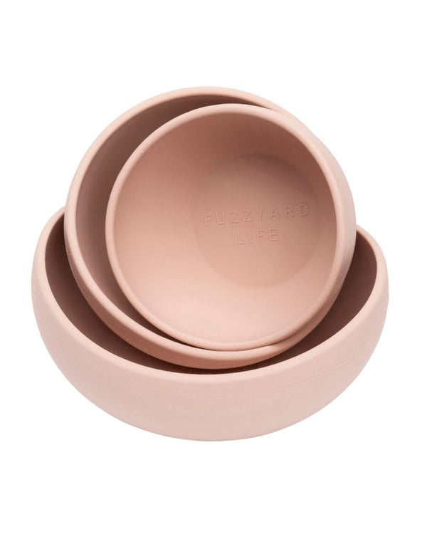 Soft Blush - FuzzYard Life Silicone Feeder