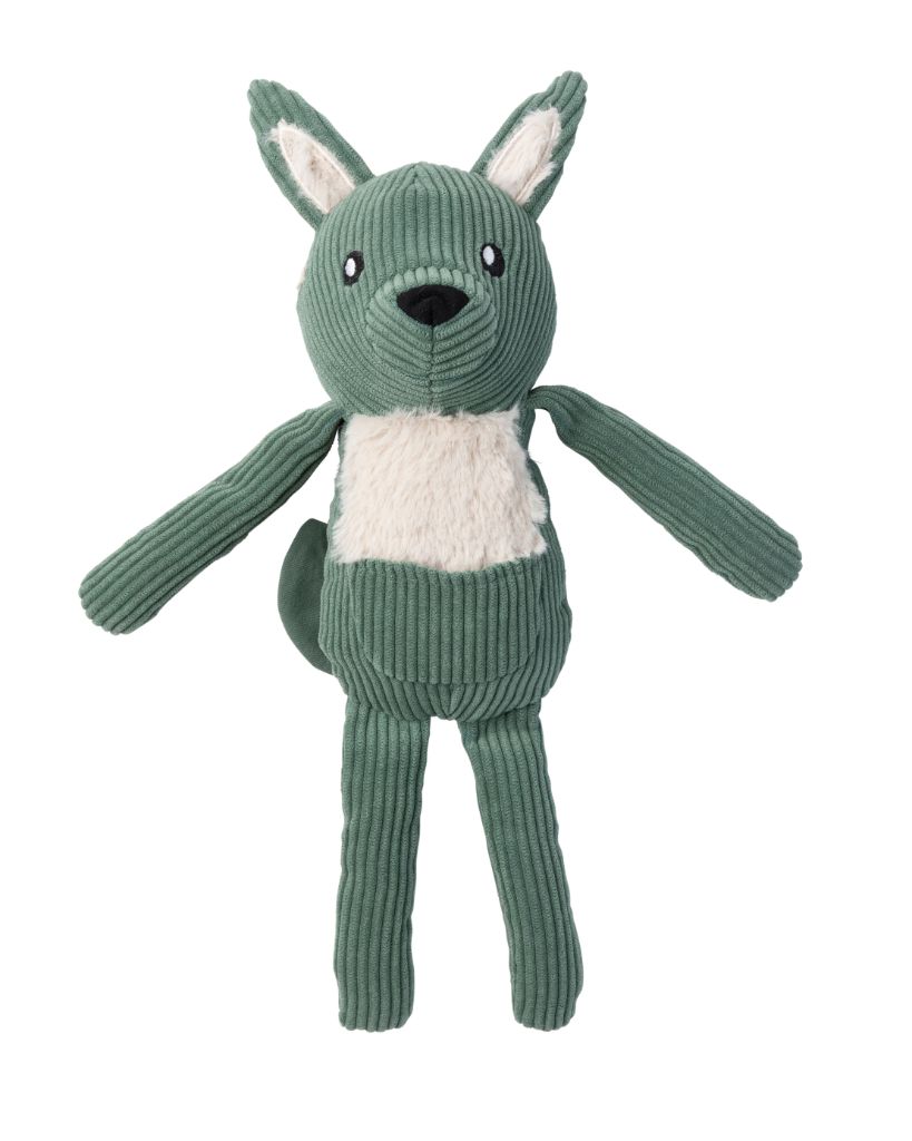Canguro verde mirto - Giocattolo per cani FuzzYard Life