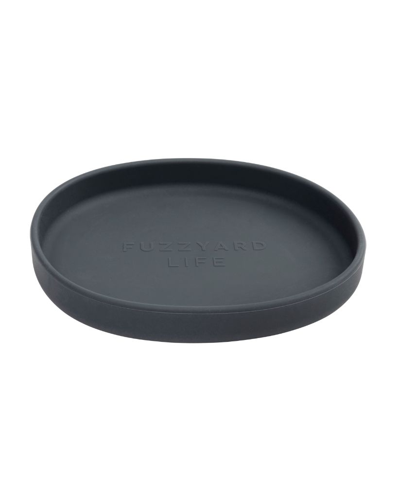 Slate Grey - FuzzYard Life mangiatoia piatta in silicone per gatti
