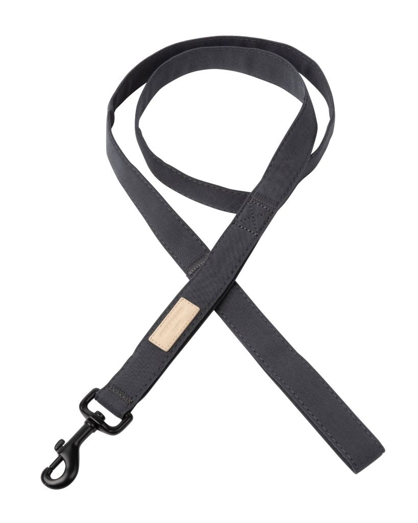 Slate Grey - FuzzYard Life Cotton Dog Leash