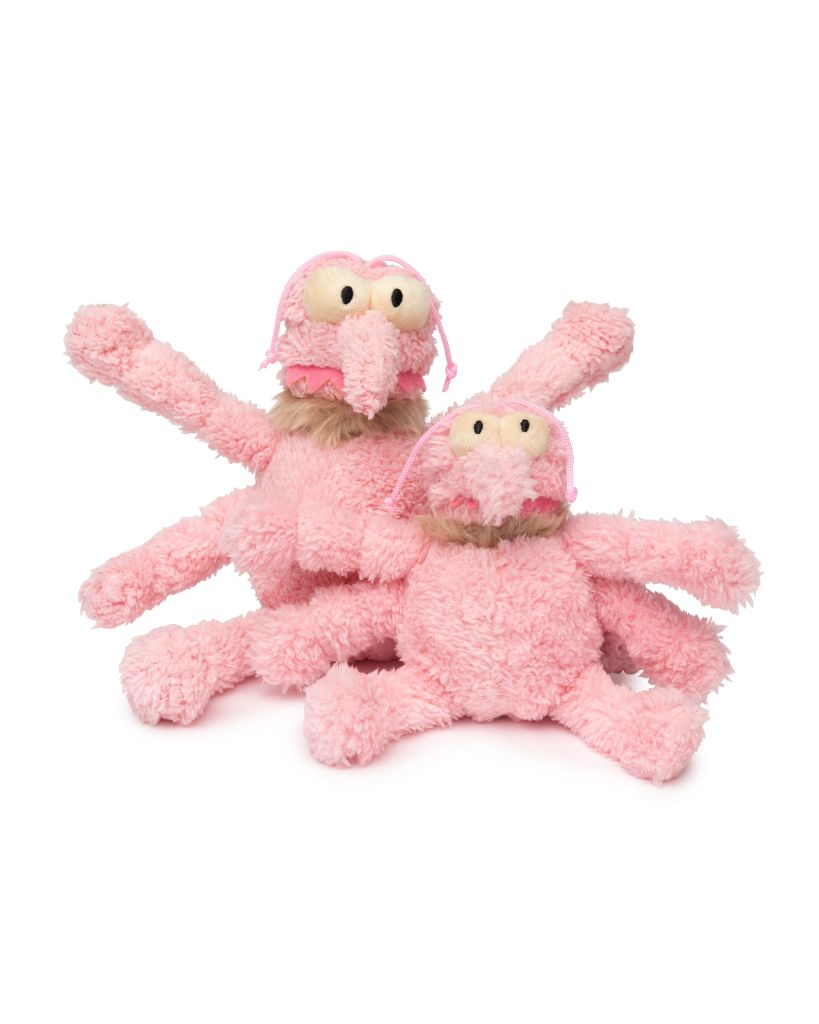 Scratchette The Flea Pink - Dog Toy
