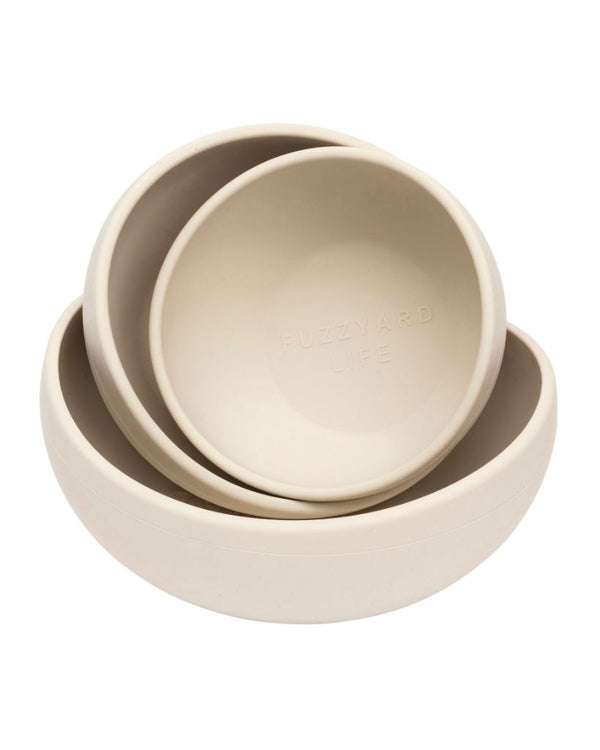 Sandstone - FuzzYard Life Silicone Feeder