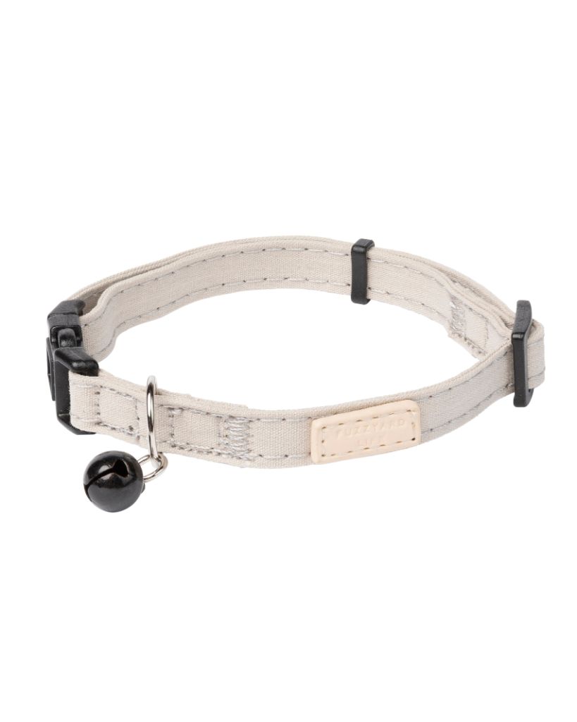 Sandstone - FuzzYard Life Cotton Cat Collar