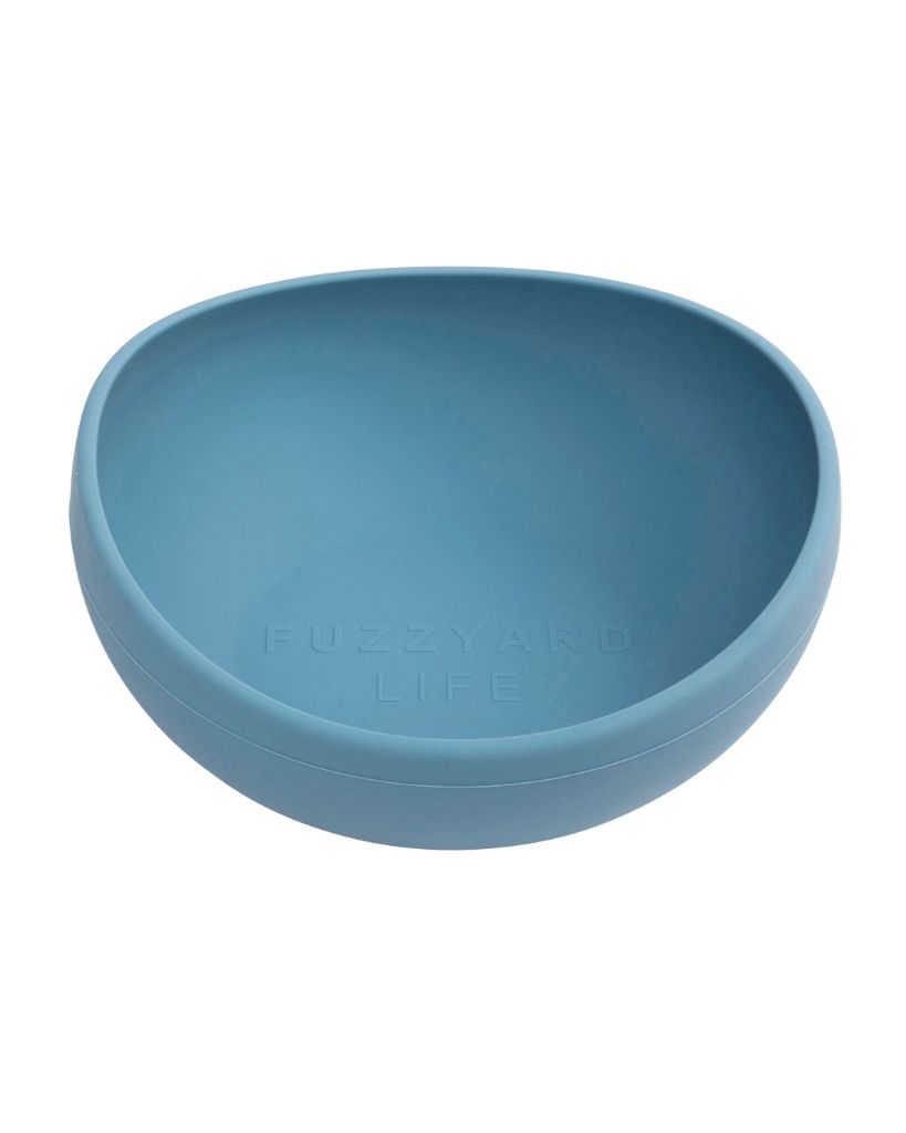 French Blue - FuzzYard Life Silicone Feeder