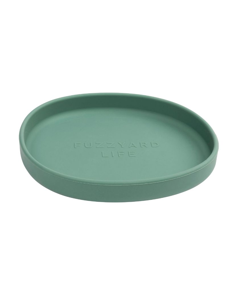 Myrtle Green - FuzzYard Life mangiatoia piatta in silicone per gatti