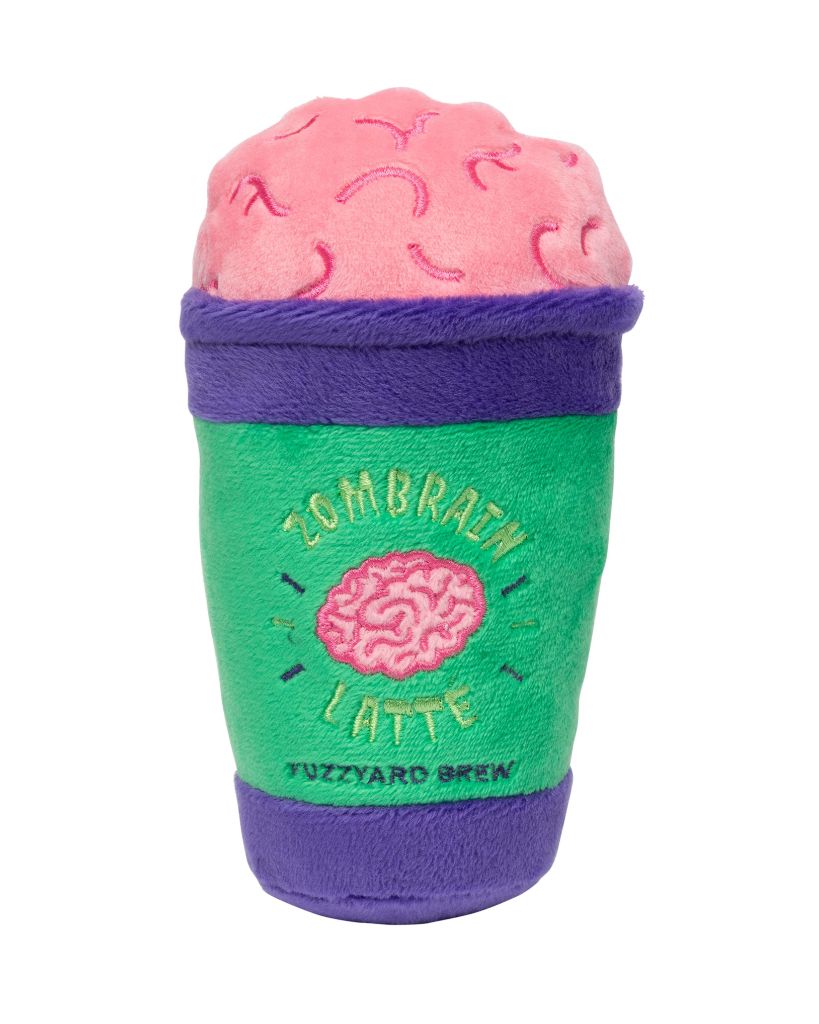 Zombrain Latte - Peluche de Halloween para perros