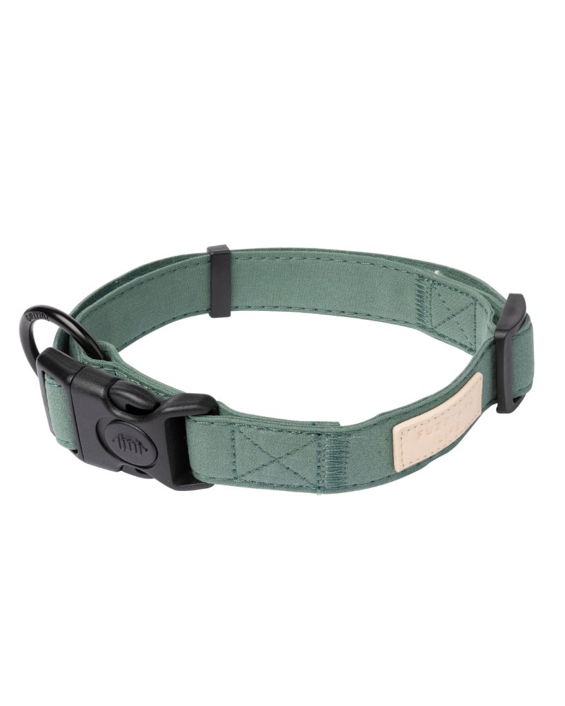 Myrtle Green - Collare per cani in cotone FY Life