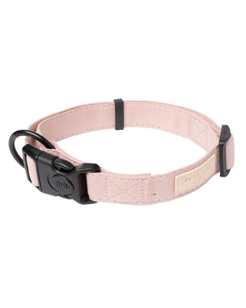 Soft Blush - FY Life Cotton Dog Collar