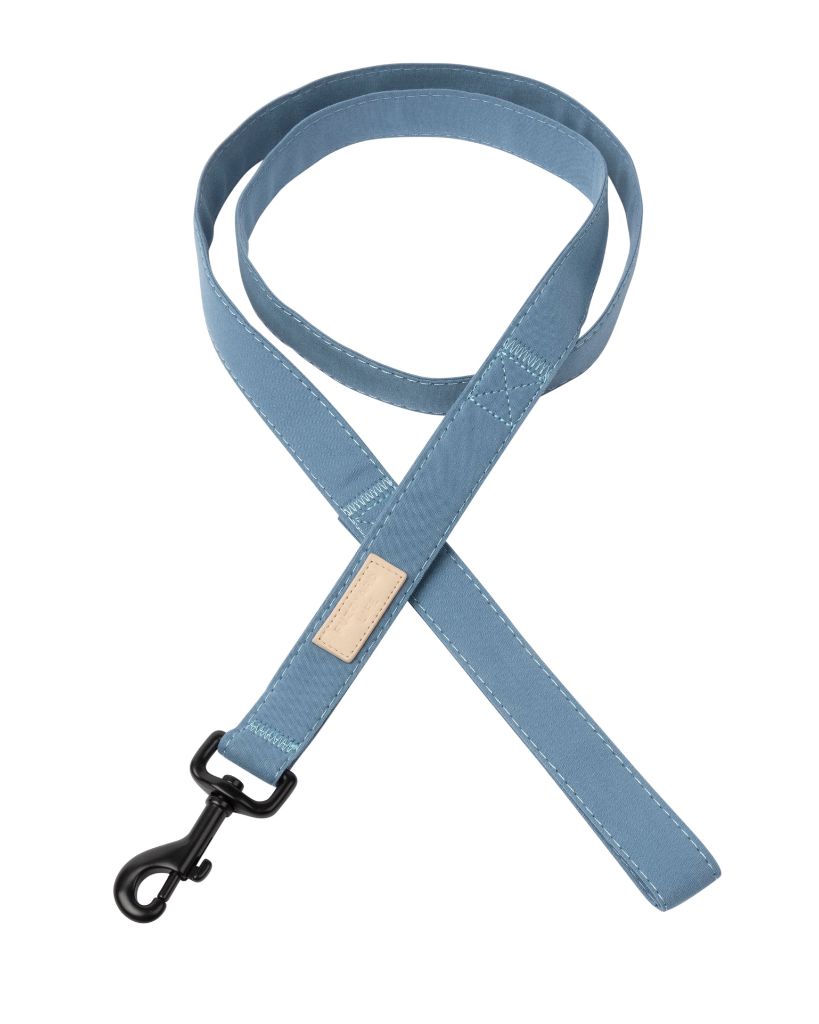 French Blue - FuzzYard Life Cotton Dog Leash