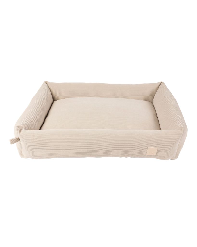 Sandstone - FuzzYard Life Corduroy Dog Bed